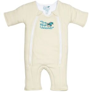 Baby Merlin's Magic Sleepsuit Micro-Fleece Small 3-6 Months 12-18 lbs Cream